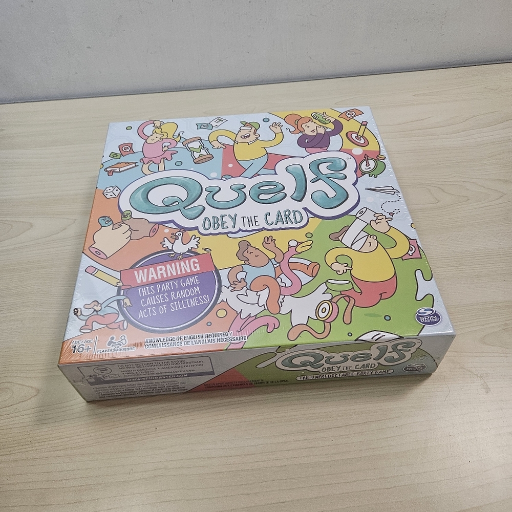 New Quelf Obey The Card Unpredictable Party Game Fun for 16+ Board Game